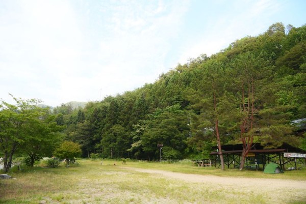 こちらが和知野川キャンプ場