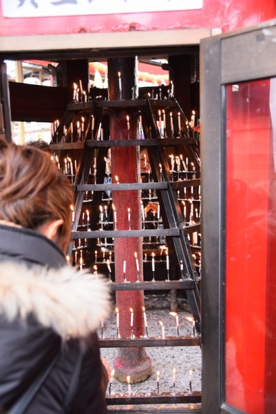 ろうそくコーナー