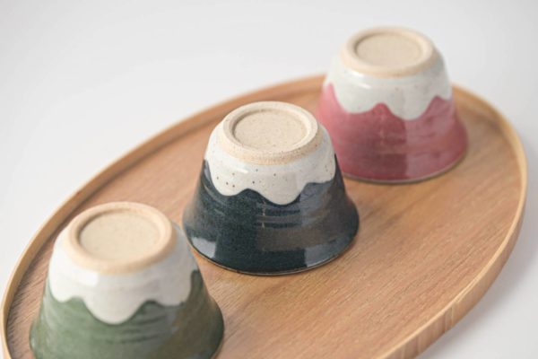 手しごと 8cm富士山型お猪口