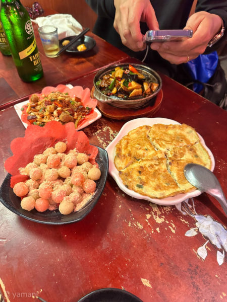 Dinner at a local Taiwanese Izakaya